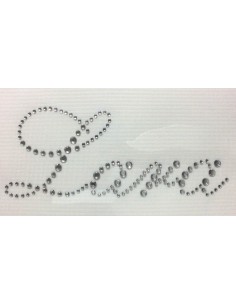 Lara, nome strass H5