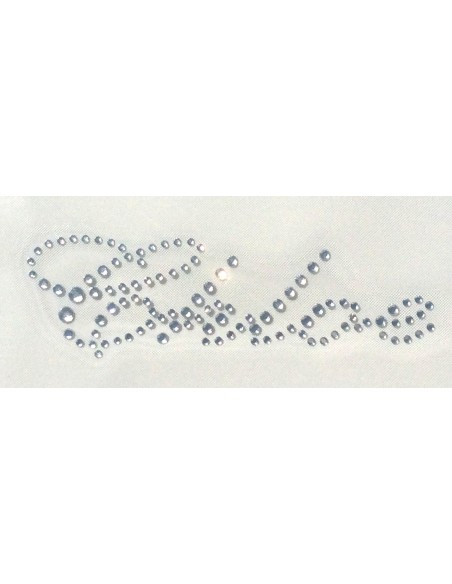 Chloe, nome strass 3x10 cm