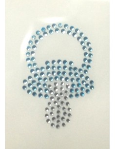 ciuccio di strass termoadesivo