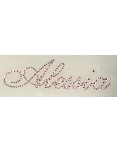 Alessia, nome strass Swarovski  H4