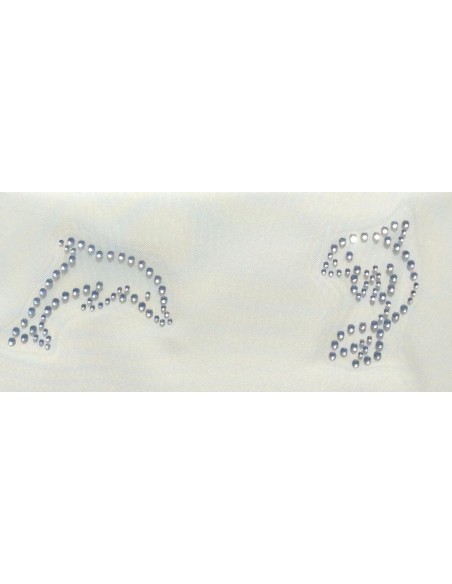 Delfini, applicazione di strass