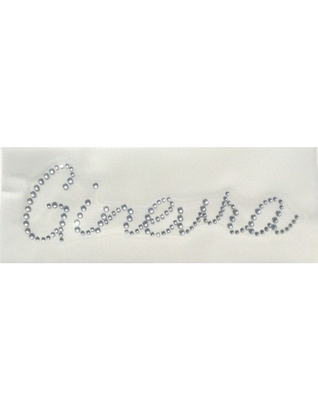 nome Ginevra strass, H 5,5