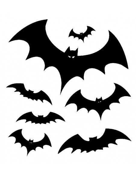 pipistrelli termoadesivi