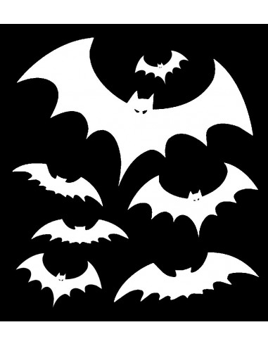pipistrelli termoadesivi