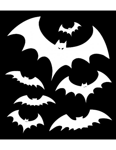 pipistrelli termoadesivi