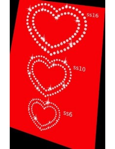 cuore doppio strass...