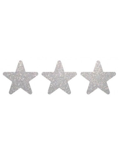 stelle termoadesive glitter 3 cm