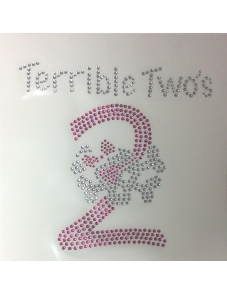terrible twos, termoadesivo strass