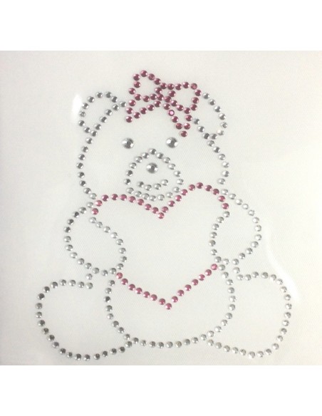Teddy Bear rhinestone Mila H12