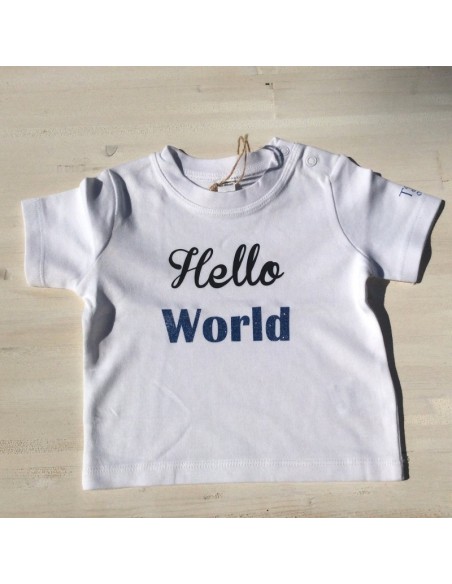 Baby T-shirt: Hello WORLD
