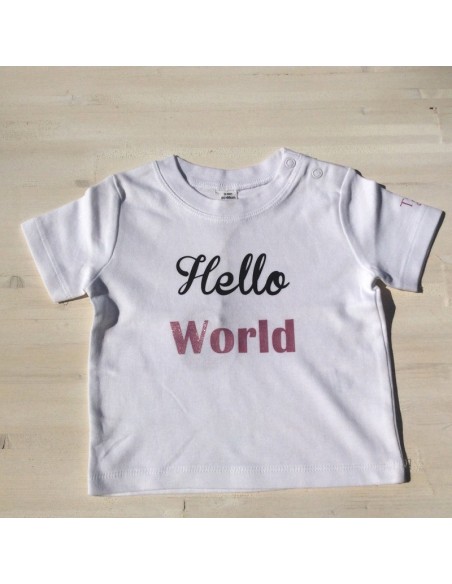 Baby T-shirt Hello World