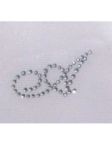 Iniziali strass English V. H2