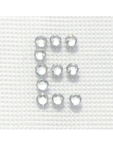 lettera E swarovski
