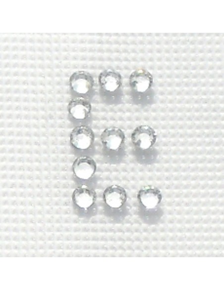 lettera E swarovski