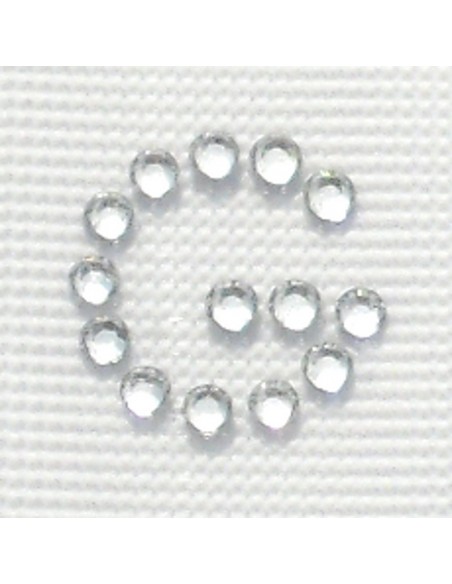 lettera G swarovski