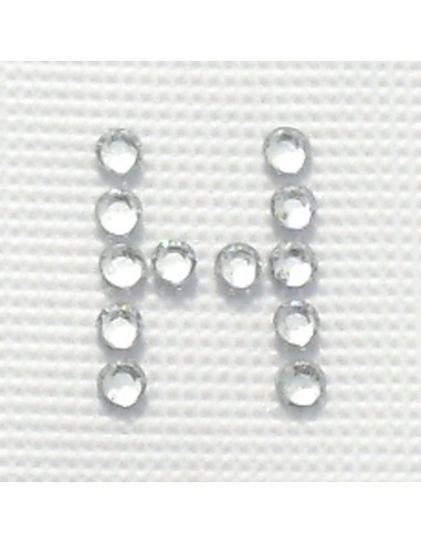 lettera H swarovski