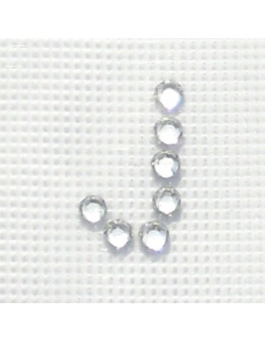 lettera J swarovski
