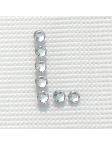 lettera L swarovski