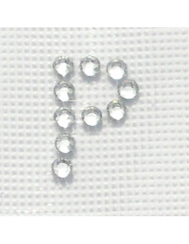 lettera P swarovski