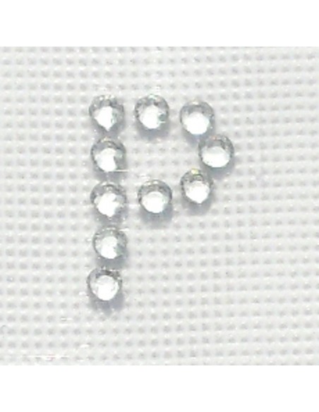 lettera P swarovski