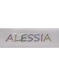 ALESSIA nome strass...