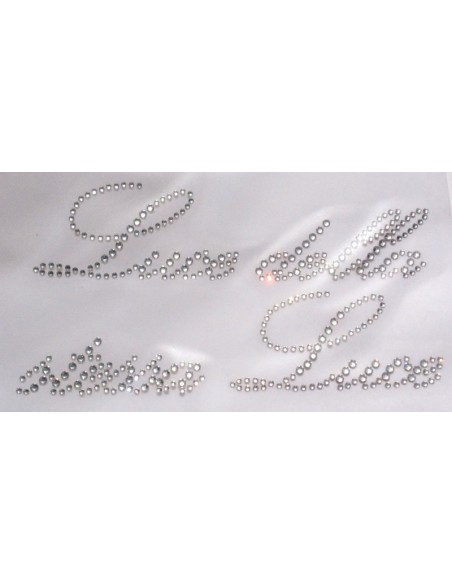 luce della stessa luce, swarovski writing hotfix