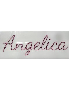 angelica termoadesivo strass fucsia