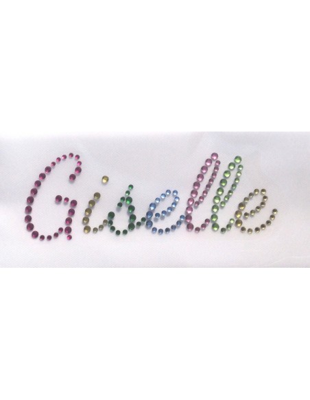 giselle iron on colored rhinestone