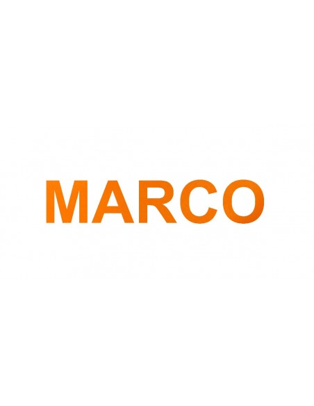 iron on name orange fluo