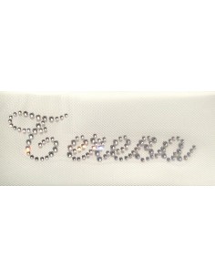 Teresa corsivo termoadesivo swarovski