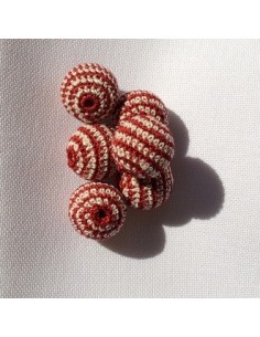 perla uncinetto 22 mm righe...