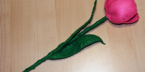 tulipano di pannolenci